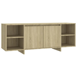 vidaXL TV-Schrank Sonoma-Eiche 130x35x50 cm Holzwerkstoff