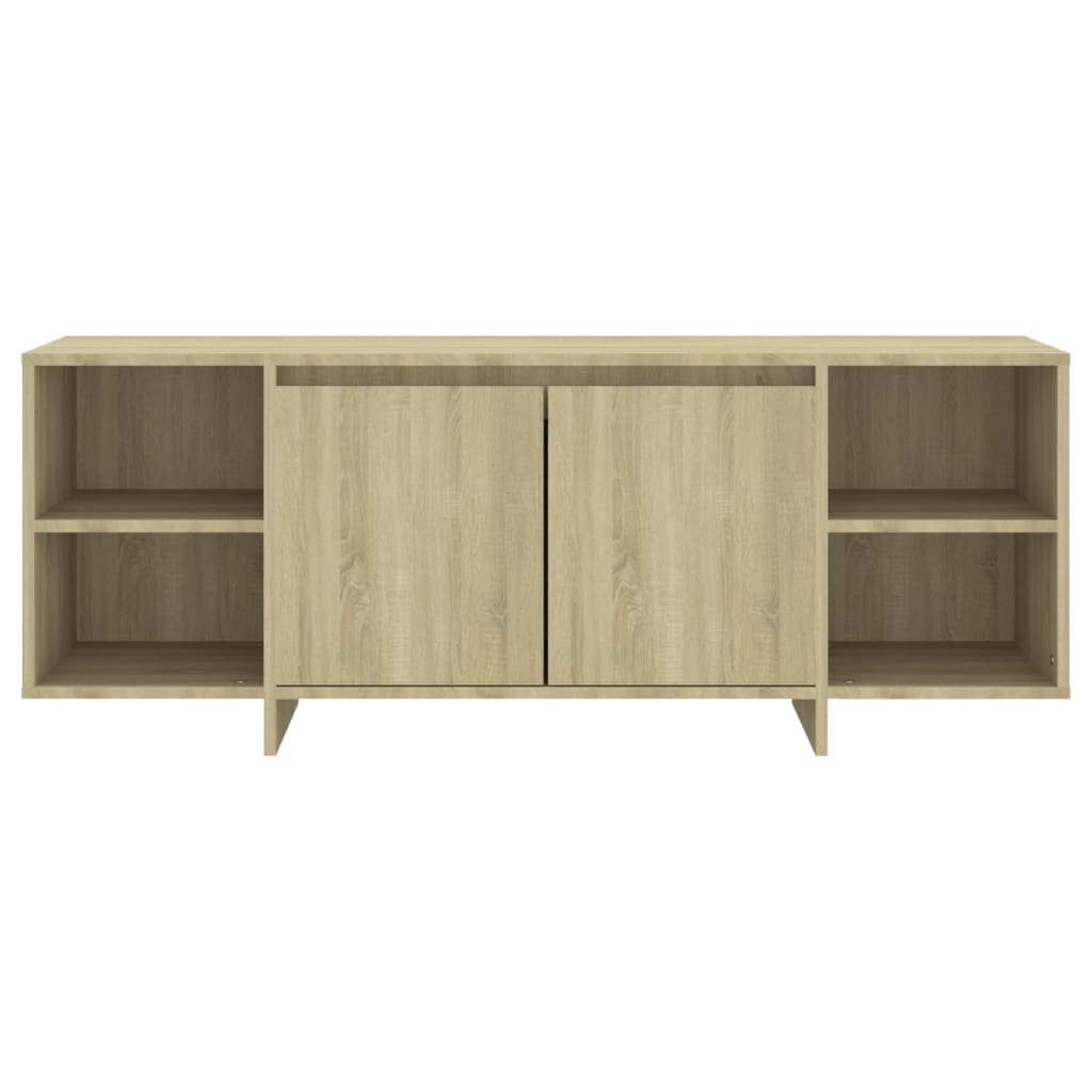 vidaXL TV-Schrank Sonoma-Eiche 130x35x50 cm Holzwerkstoff