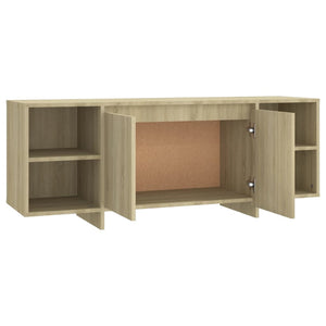 vidaXL TV-Schrank Sonoma-Eiche 130x35x50 cm Holzwerkstoff