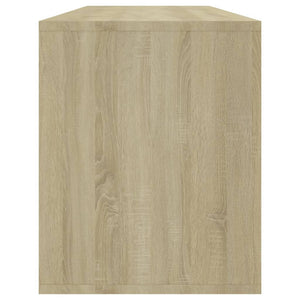 vidaXL TV-Schrank Sonoma-Eiche 130x35x50 cm Holzwerkstoff