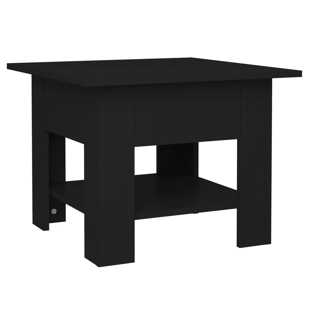 Couchtisch Schwarz 55x55x42 cm Holzwerkstoff Stilecasa