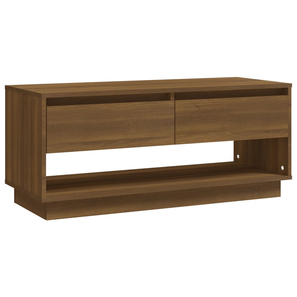 vidaXL TV-Schrank Braun Eichen-Optik 102x41x44 cm Holzwerkstoff