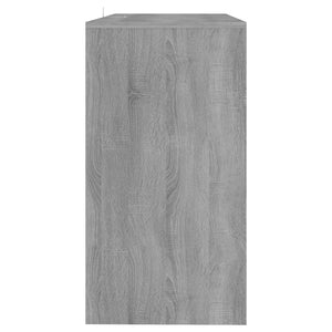 vidaXL Konsolentisch Grau Sonoma 89x41x76,5 cm Holzwerkstoff