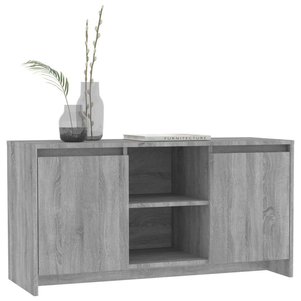 vidaXL TV-Schrank Grau Sonoma 102x37,5x52,5 cm Holzwerkstoff