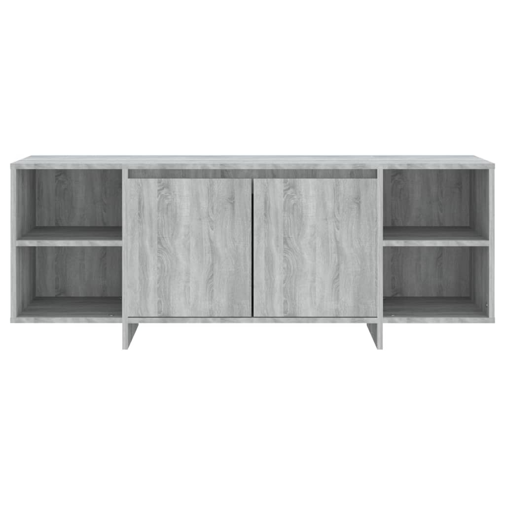 vidaXL TV-Schrank Grau Sonoma 130x35x50 cm Holzwerkstoff