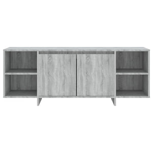 vidaXL TV-Schrank Grau Sonoma 130x35x50 cm Holzwerkstoff