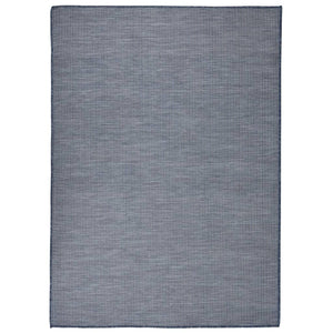 vidaXL Outdoor-Teppich Flachgewebe 200x280 cm Blau