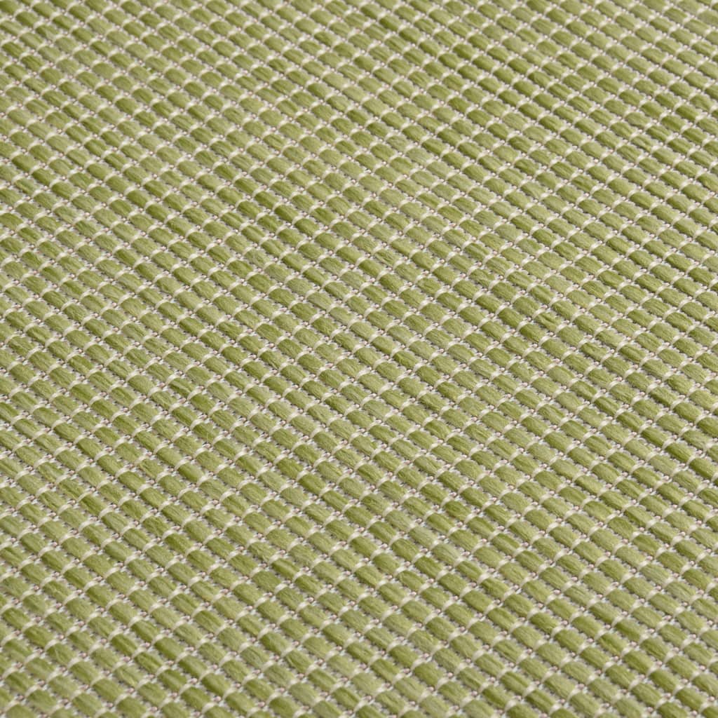 vidaXL Outdoor-Teppich Flachgewebe 200x280 cm Grün