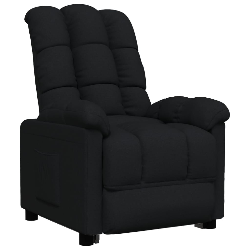 vidaXL Relaxsessel Schwarz Stoff