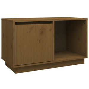 vidaXL TV-Schrank Honigbraun 74x35x44 cm Massivholz Kiefer