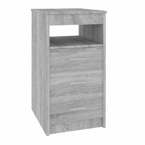 vidaXL Sideboard mit Schubladen Grau Sonoma 40x50x76 cm Holzwerkstoff