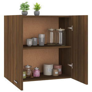 vidaXL Hängeschrank Braun Eichen-Optik 60x31x60 cm Holzwerkstoff