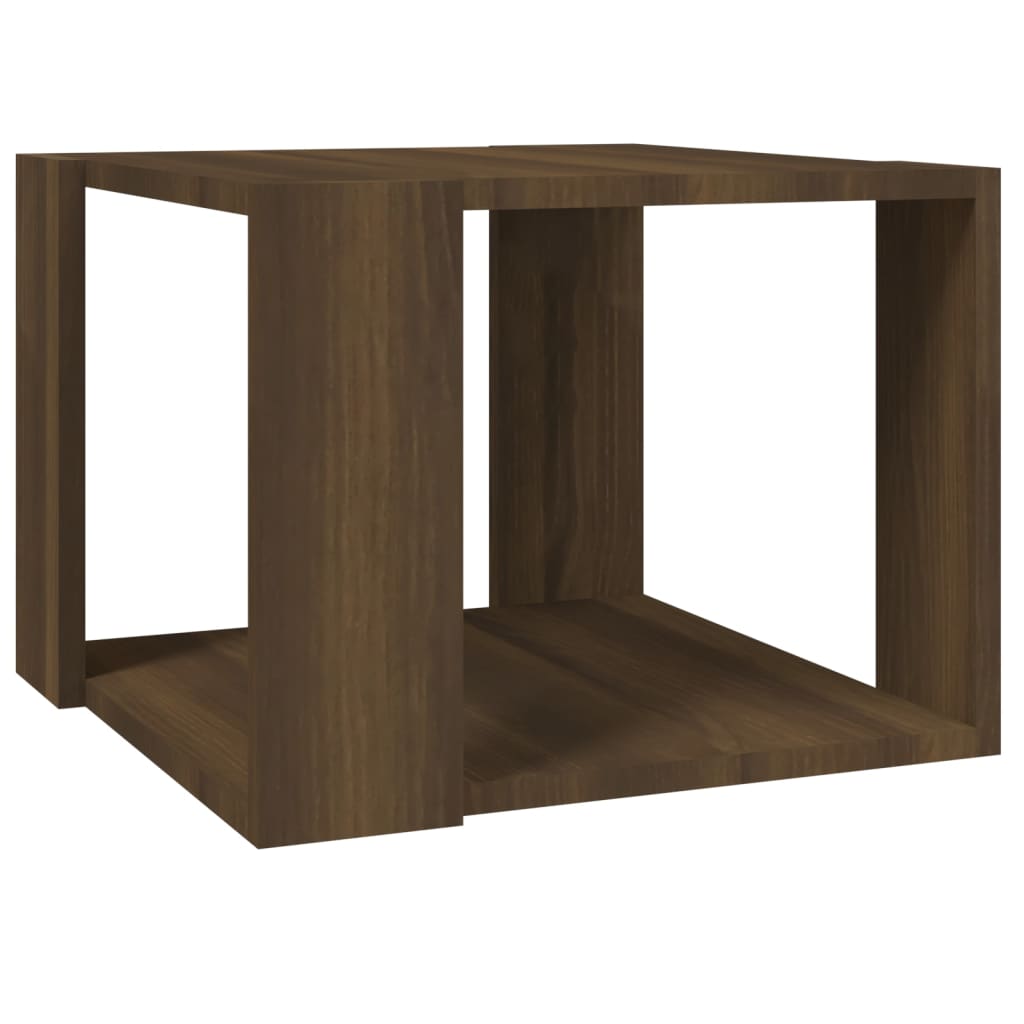 vidaXL Couchtisch Braun Eichen-Optik 40x40x30 cm Holzwerkstoff