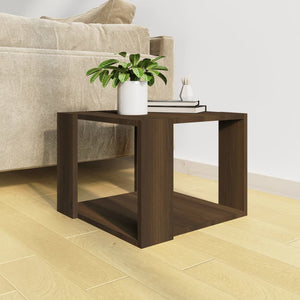 vidaXL Couchtisch Braun Eichen-Optik 40x40x30 cm Holzwerkstoff