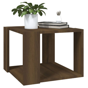 vidaXL Couchtisch Braun Eichen-Optik 40x40x30 cm Holzwerkstoff