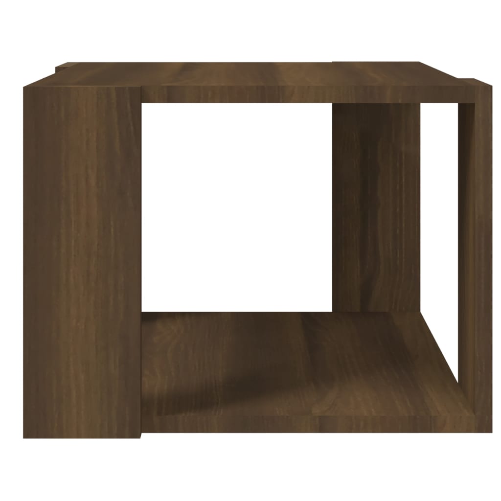 vidaXL Couchtisch Braun Eichen-Optik 40x40x30 cm Holzwerkstoff