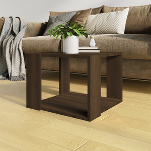 vidaXL Couchtisch Braun Eichen-Optik 40x40x30 cm Holzwerkstoff