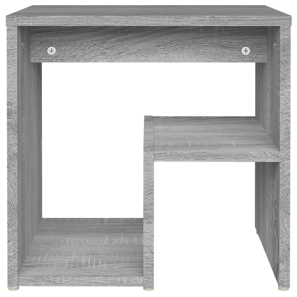 Nachttisch Grau Sonoma 40x30x40 cm Holzwerkstoff VIDAXL