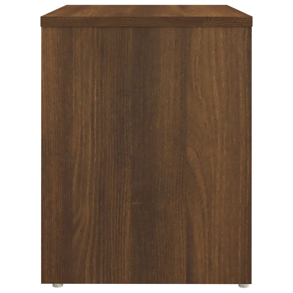 vidaXL Nachttisch Braun Eichen-Optik 40x30x40 cm Holzwerkstoff