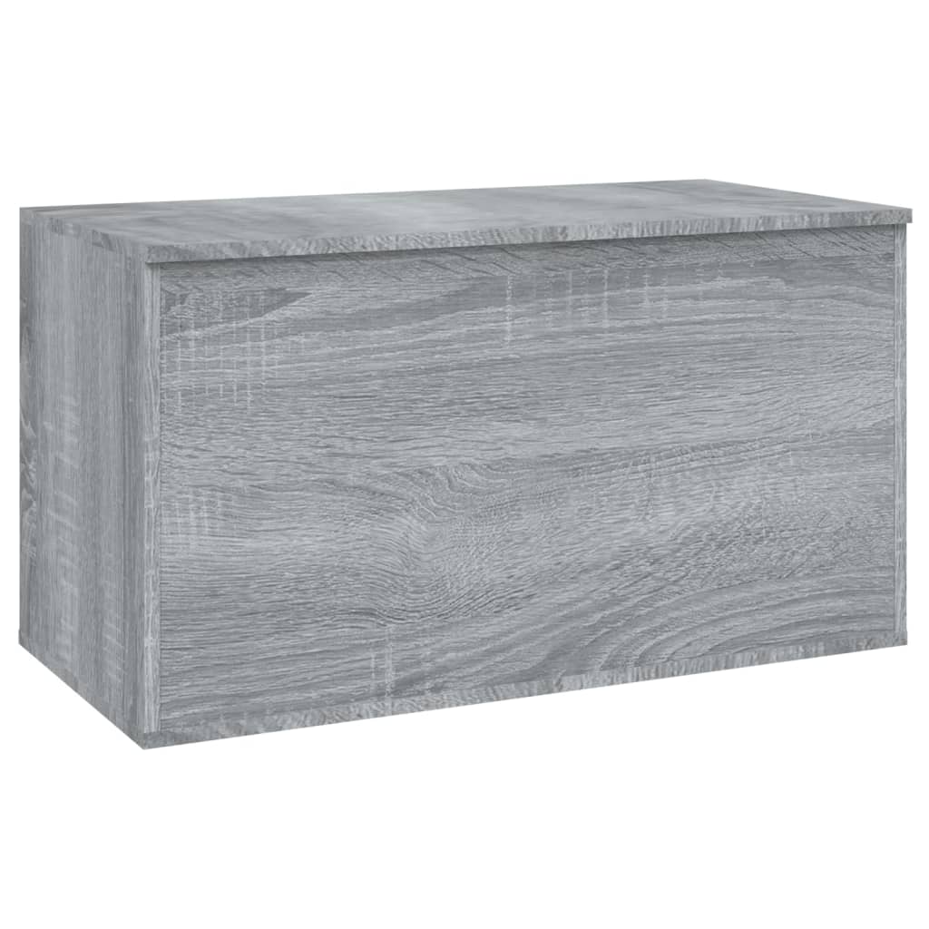 vidaXL Aufbewahrungstruhe Grau Sonoma 84x42x46 cm Holzwerkstoff