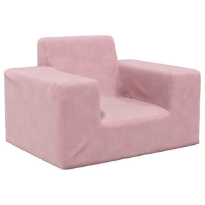 vidaXL Kindersofa Rosa Weich Plüsch