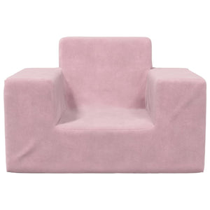 vidaXL Kindersofa Rosa Weich Plüsch