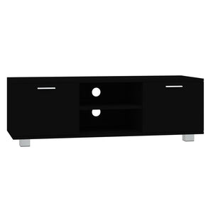 vidaXL TV-Schrank Schwarz 120x40,5x35 cm Holzwerkstoff