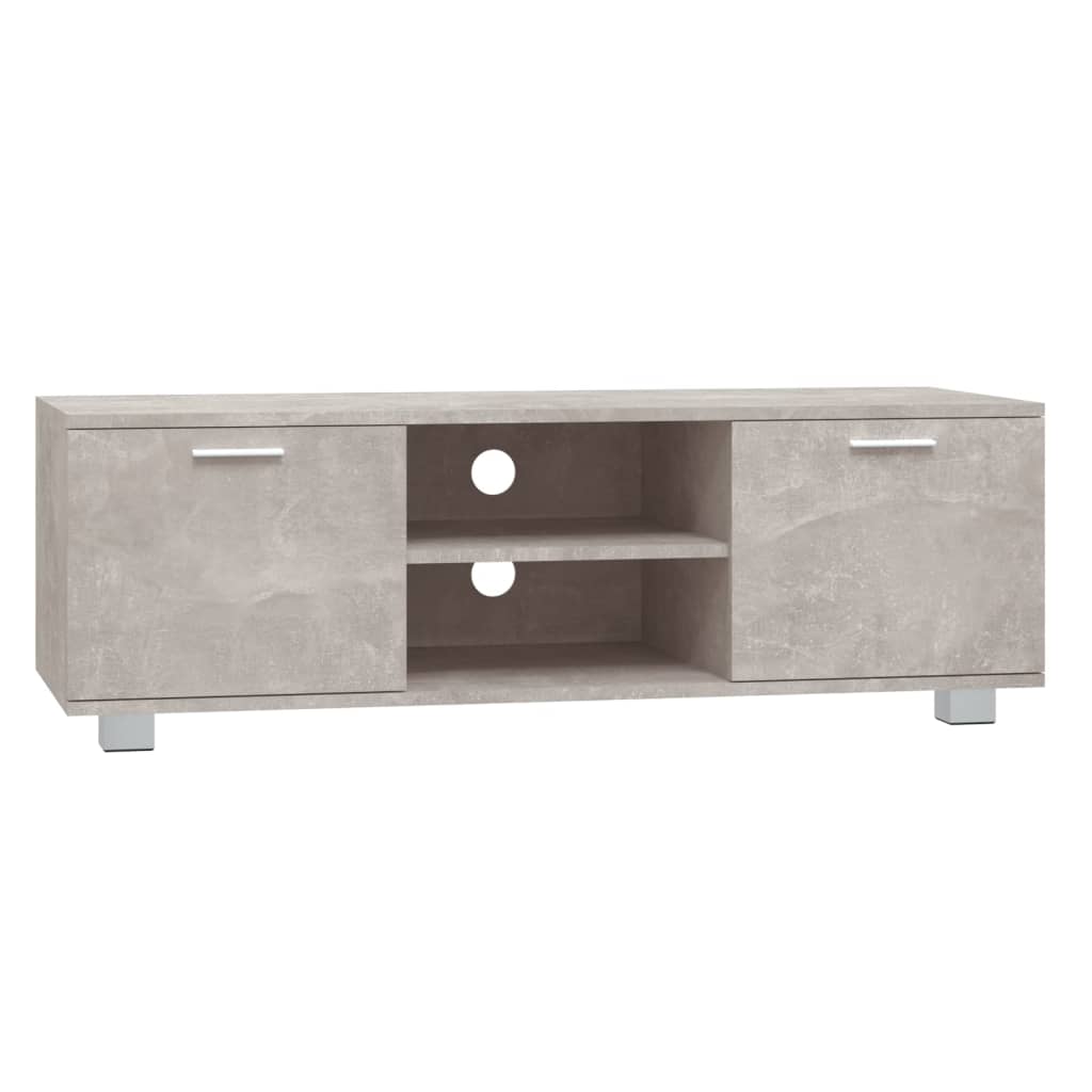 vidaXL TV-Schrank Betongrau 120x40,5x35 cm Holzwerkstoff