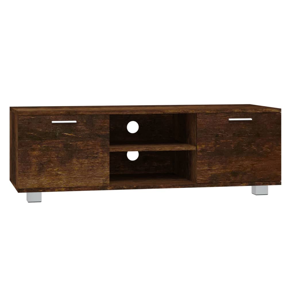 vidaXL TV-Schrank Räuchereiche 120x40,5x35 cm Holzwerkstoff