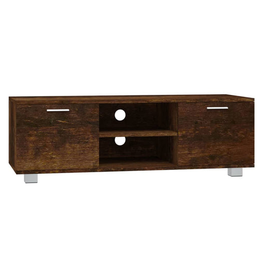 vidaXL TV-Schrank Räuchereiche 120x40,5x35 cm Holzwerkstoff