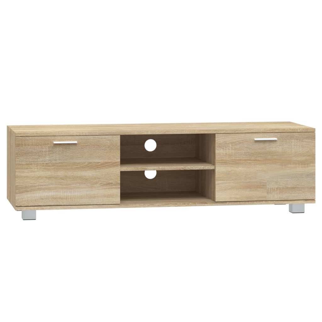 vidaXL TV-Schrank Sonoma-Eiche 140x40,5x35 cm Holzwerkstoff