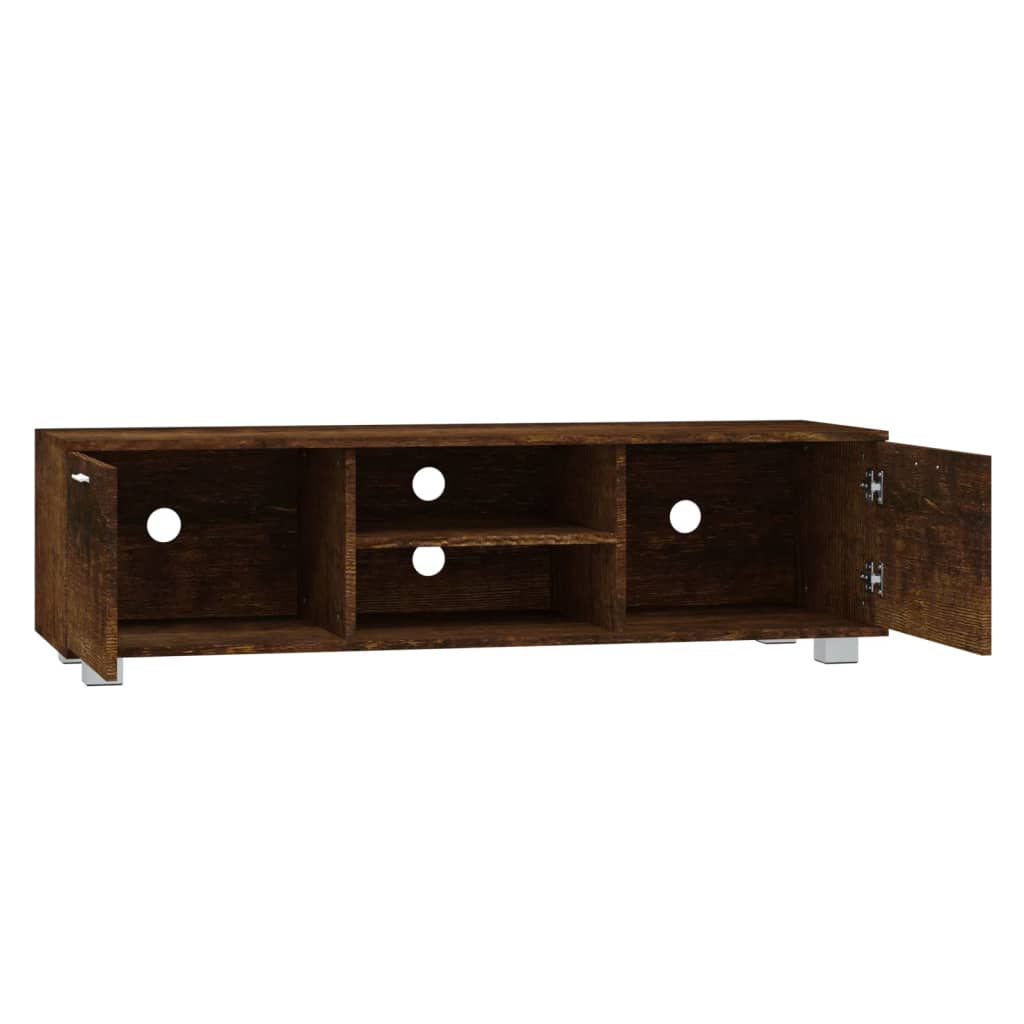 vidaXL TV-Schrank Räuchereiche 140x40,5x35 cm Holzwerkstoff