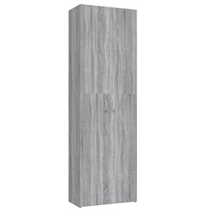 Büroschrank Grau Sonoma 60x32x190 cm Holzwerkstoff Stilecasa