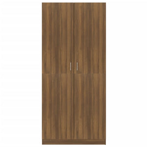 Kleiderschrank Braun Eichen-Optik 90x52x200 cm Holzwerkstoff