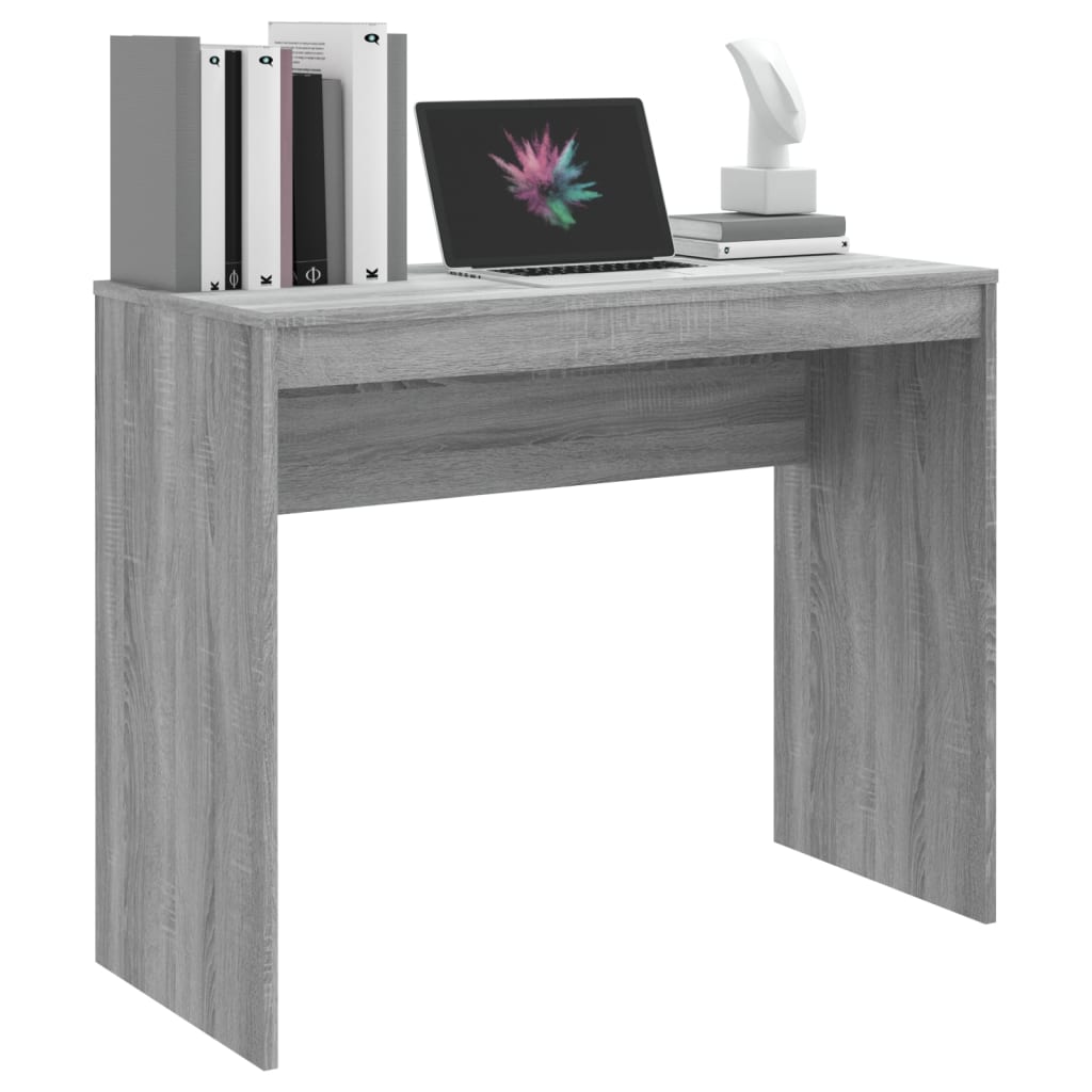 Schreibtisch Grau Sonoma 90x40x72 cm Holzwerkstoff Stilecasa