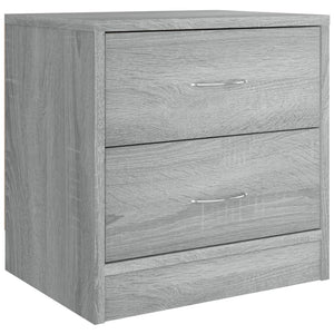 vidaXL Nachttisch Grau Sonoma 40x30x40 cm Holzwerkstoff