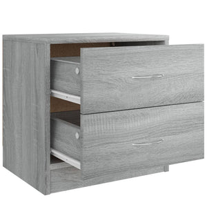 vidaXL Nachttisch Grau Sonoma 40x30x40 cm Holzwerkstoff