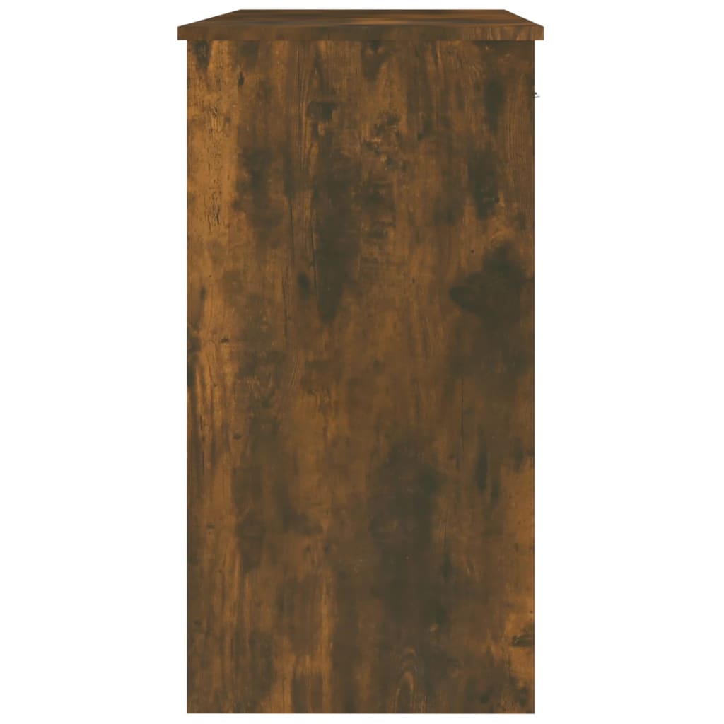 vidaXL Schreibtisch Räuchereiche 80x40x75 cm Holzwerkstoff