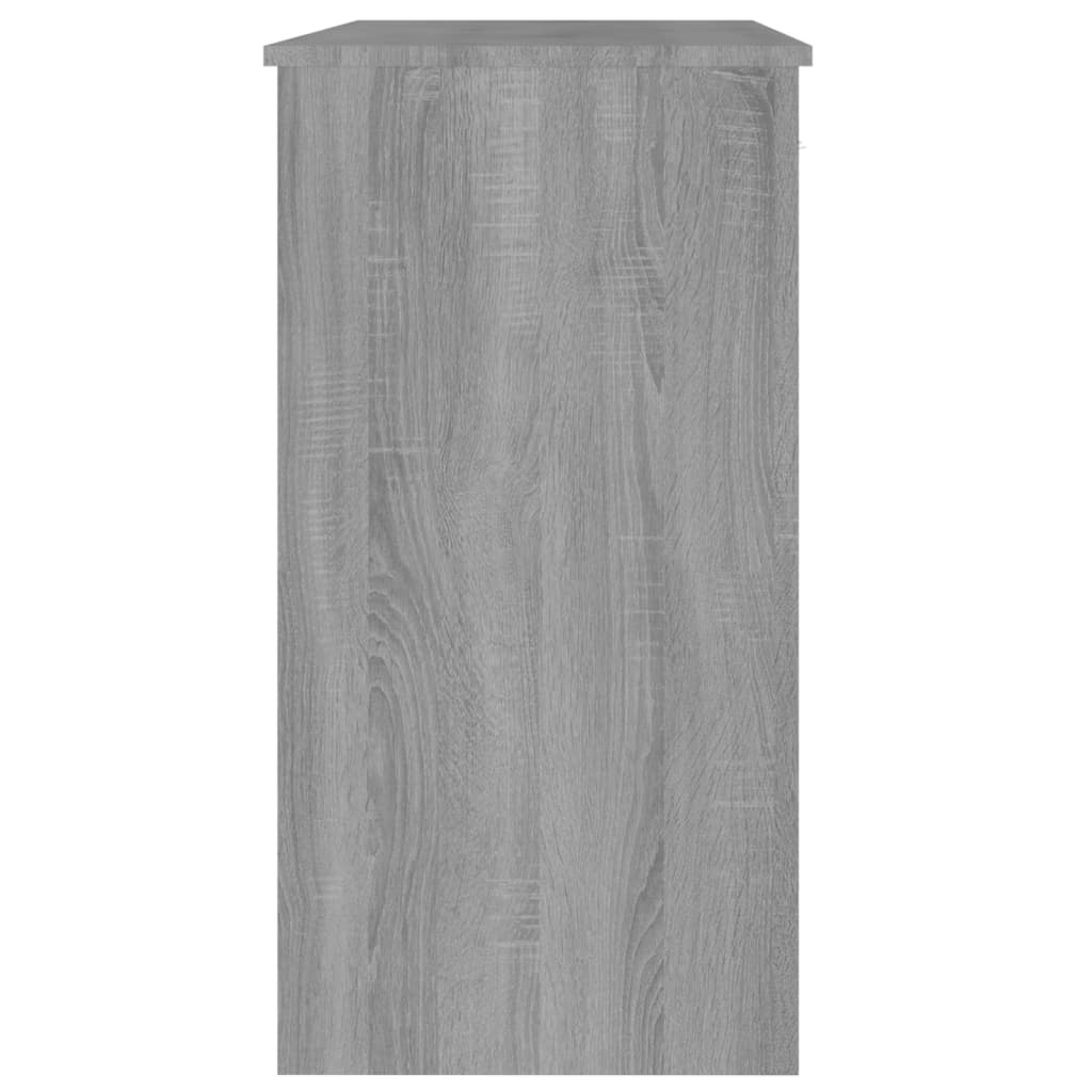 vidaXL Schreibtisch Grau Sonoma 80x40x75 cm Holzwerkstoff