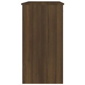 vidaXL Schreibtisch Braun Eichen-Optik 80x40x75 cm Holzwerkstoff