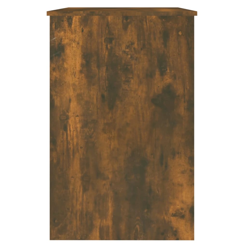 vidaXL Schreibtisch Räuchereiche 100x50x76 cm Holzwerkstoff