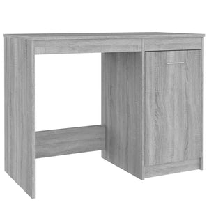 vidaXL Schreibtisch Grau Sonoma 100x50x76 cm Holzwerkstoff