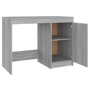 vidaXL Schreibtisch Grau Sonoma 100x50x76 cm Holzwerkstoff