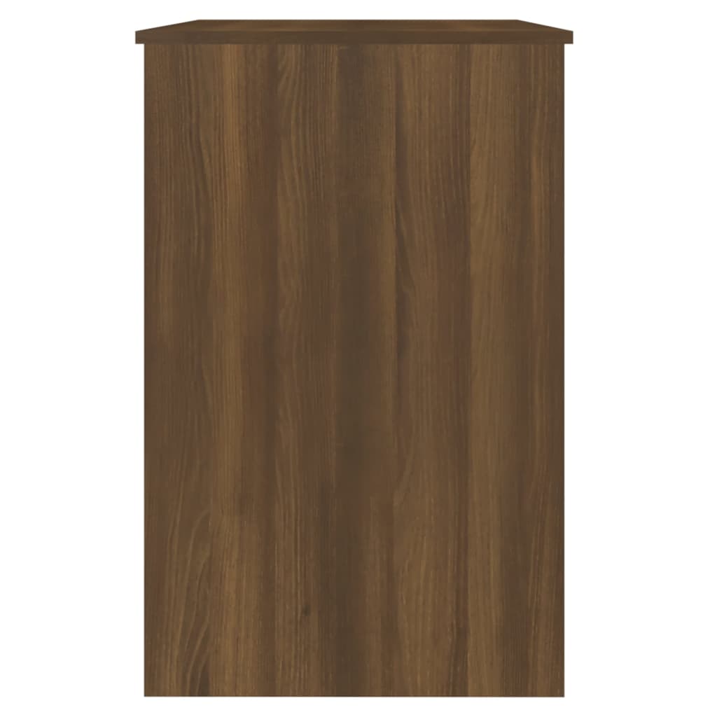 vidaXL Schreibtisch Braun Eichen-Optik 100x50x76 cm Holzwerkstoff