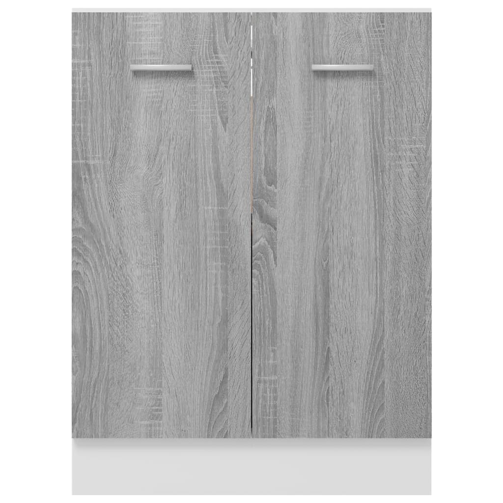 Unterschrank Grau Sonoma 60x46x81,5 cm Holzwerkstoff Stilecasa