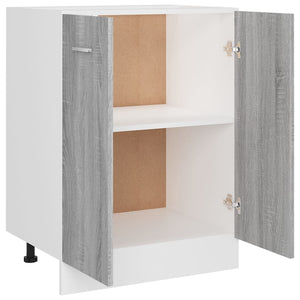 Unterschrank Grau Sonoma 60x46x81,5 cm Holzwerkstoff Stilecasa