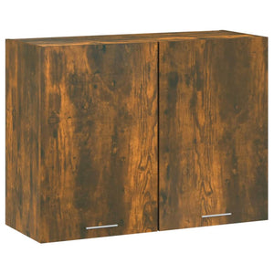 vidaXL Hängeschrank Räuchereiche 80x31x60 cm Holzwerkstoff