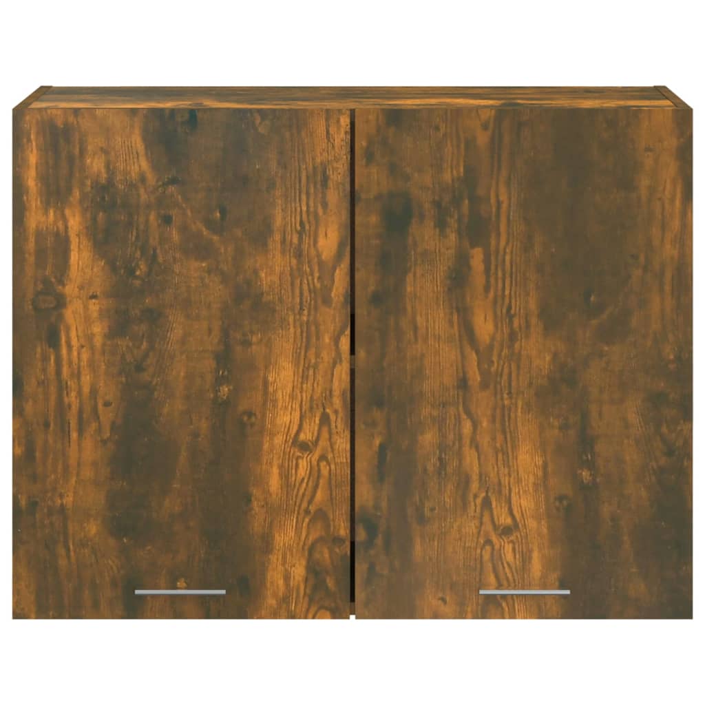 vidaXL Hängeschrank Räuchereiche 80x31x60 cm Holzwerkstoff