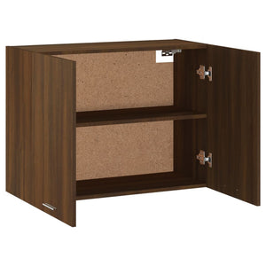 Hängeschrank Braun Eichen-Optik 80x31x60 cm Holzwerkstoff Stilecasa