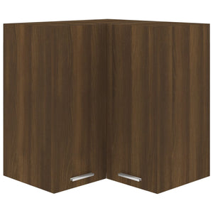 vidaXL Eck-Hängeschrank Braun Eiche-Optik 57x57x60 cm Holzwerkstoff